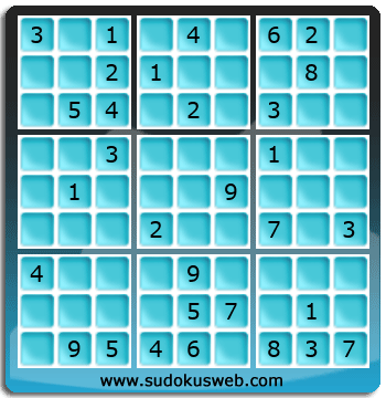 Sudoku von mittelmässiger höhe