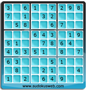 Sudoku de Nivell Molt Fàcil Sudoku de Nivell Molt Fàcil
