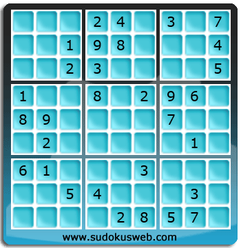 Sudoku von mittelmässiger höhe