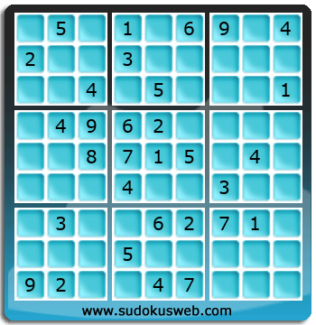 Sudoku von mittelmässiger höhe