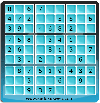 Sudoku de Nivel Muy Fácil