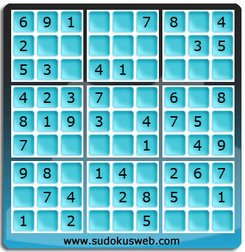 Sudoku von sehr einfacher höhe