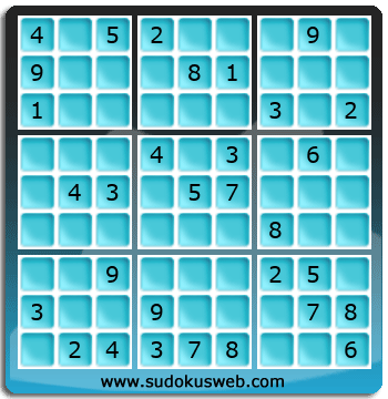 Sudoku von mittelmässiger höhe