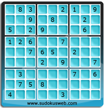 Sudoku von mittelmässiger höhe