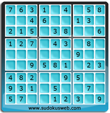 Nivel Muito Facil de Sudoku Nivel Muito Facil de Sudoku