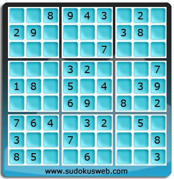 Sudoku von einfacher höhe