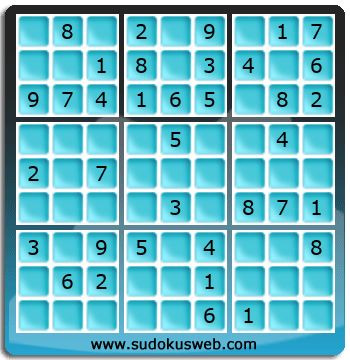 Sudoku von einfacher höhe