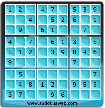 Sudoku de Nivel Muy Fácil