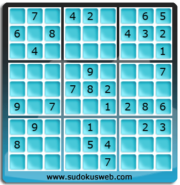 Sudoku von mittelmässiger höhe