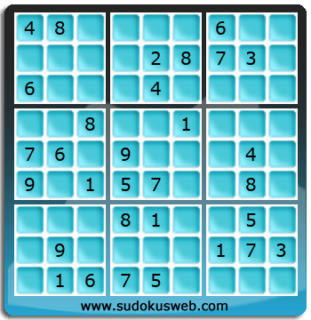 Sudoku von mittelmässiger höhe