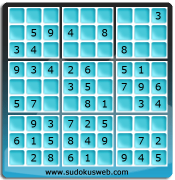 Nivel Muito Facil de Sudoku