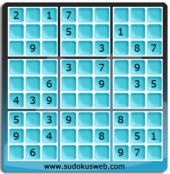 Sudoku von mittelmässiger höhe