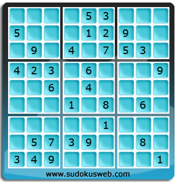 Sudoku von mittelmässiger höhe