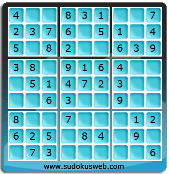 Sudoku de Nivel Muy Fácil