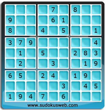 Nivel Facil de Sudoku