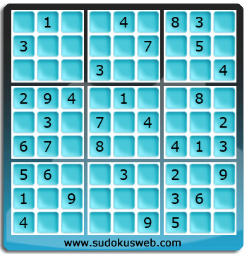 Sudoku von einfacher höhe