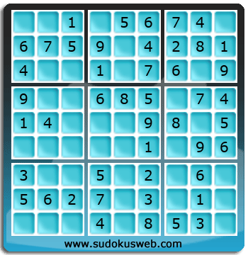 Sudoku de Nivell Molt Fàcil Sudoku de Nivell Molt Fàcil