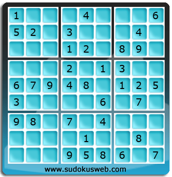 Sudoku von einfacher höhe