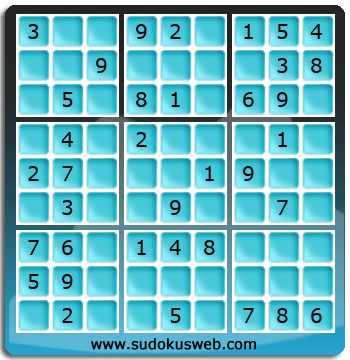 Sudoku von einfacher höhe