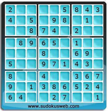 Nivel Muito Facil de Sudoku