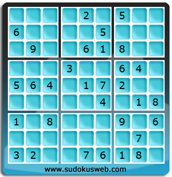 Sudoku von mittelmässiger höhe