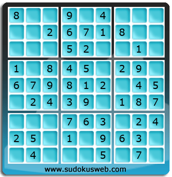 Sudoku de Nivell Molt Fàcil Sudoku de Nivell Molt Fàcil