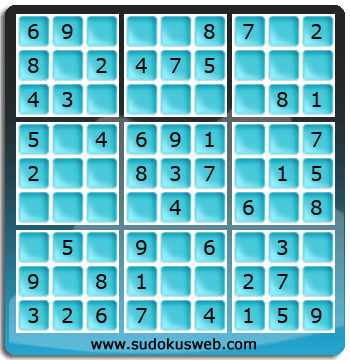 Sudoku de Niveau Très Facile