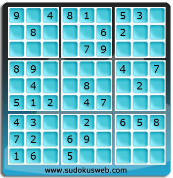 Sudoku von einfacher höhe