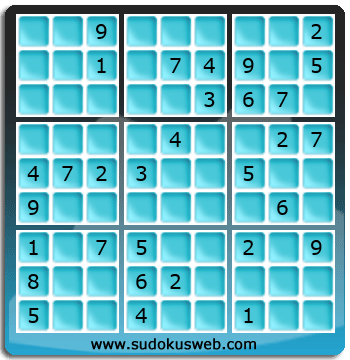 Sudoku von mittelmässiger höhe