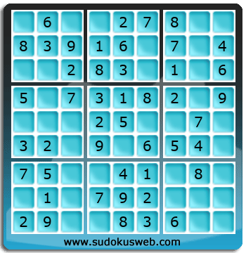 Sudoku de Nivel Muy Fácil