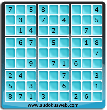 Sudoku von einfacher höhe Sudoku von einfacher höhe