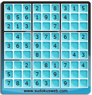 Sudoku von sehr einfacher höhe