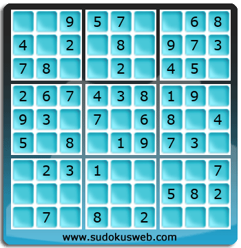 Nivel Muito Facil de Sudoku