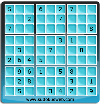 Sudoku von mittelmässiger höhe