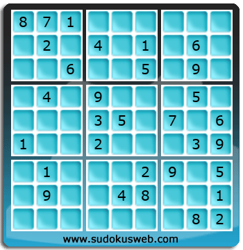 Sudoku von mittelmässiger höhe