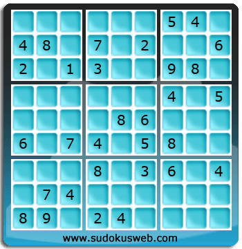 Sudoku von mittelmässiger höhe