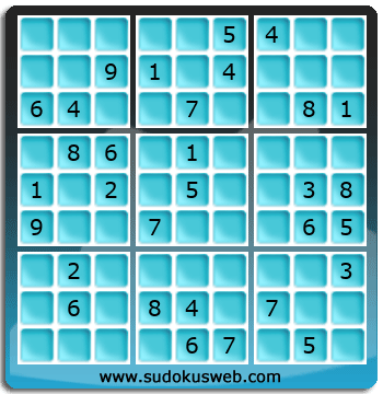 Sudoku von mittelmässiger höhe