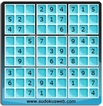 Sudoku de Nivel Muy Fácil