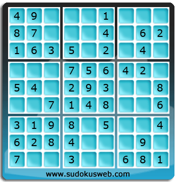 Sudoku de Niveau Très Facile