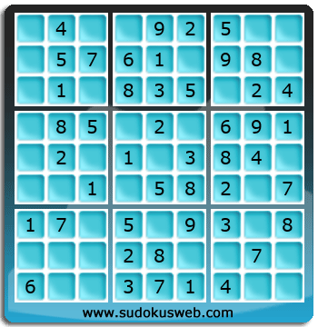 Sudoku de Nivell Molt Fàcil Sudoku de Nivell Molt Fàcil