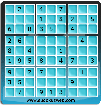 Sudoku von einfacher höhe