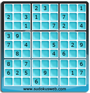 Sudoku von mittelmässiger höhe