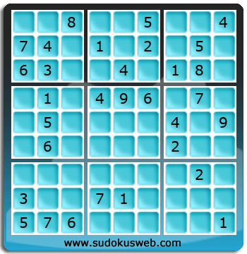 Sudoku von mittelmässiger höhe Sudoku von mittelmässiger höhe