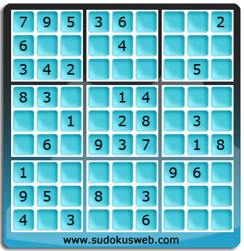 Sudoku von einfacher höhe