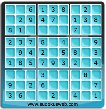 Sudoku von sehr einfacher höhe