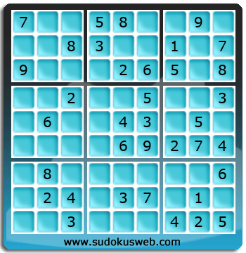 Sudoku von einfacher höhe