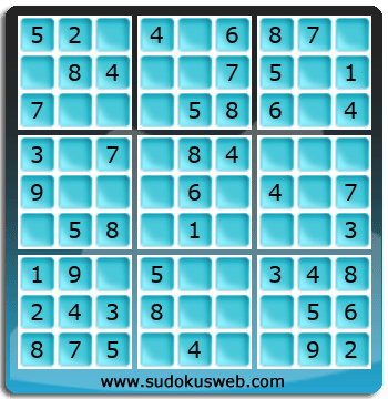 Sudoku von sehr einfacher höhe