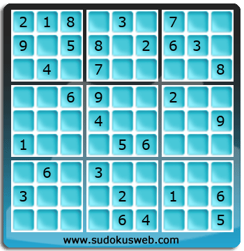 Sudoku von mittelmässiger höhe