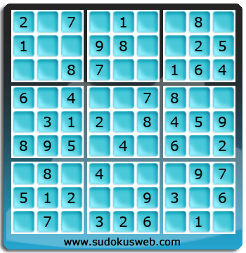 Sudoku de Nivel Muy Fácil Sudoku de Nivel Muy Fácil