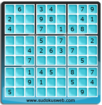 Sudoku de Nivel Fácil Sudoku de Nivel Fácil